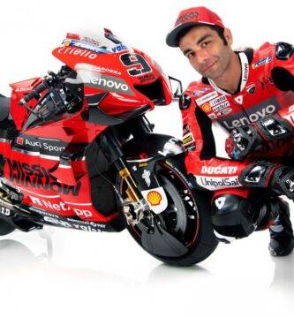 Danilo Petrucci en la presentación del nuevo equipo de Ducati para 2020 en MotoGP