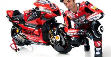Danilo Petrucci en la presentación del nuevo equipo de Ducati para 2020 en MotoGP