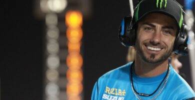 John Hopkins durante su etapa en Suzuki en MotoGP