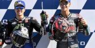 Maverick Viñales y Fabio Quartataro pilotos de Yamaha en MotoGP