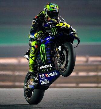 Maverick Viñales Valentino Rossi MotoGP Yamaha Meregalli Qatar Test