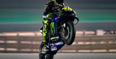 Maverick Viñales Valentino Rossi MotoGP Yamaha Meregalli Qatar Test