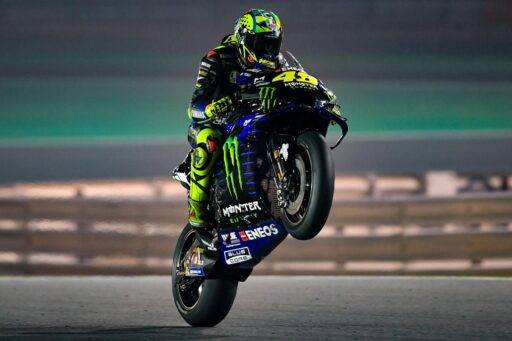 Maverick Viñales Valentino Rossi MotoGP Yamaha Meregalli Qatar Test