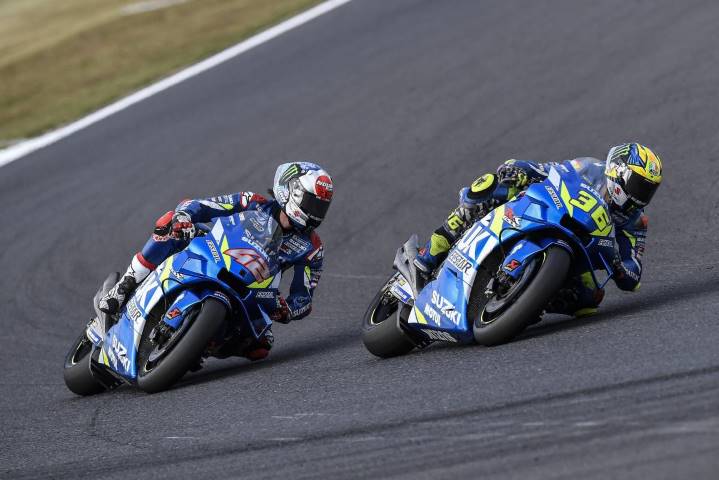 Brivio Valentino Rossi Joan Mir Álex Rins Suzuki