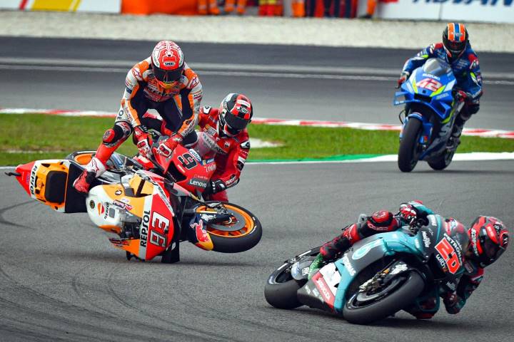 Marc Márquez Fabio Quartararo Andrea Dovizioso MotoGP
