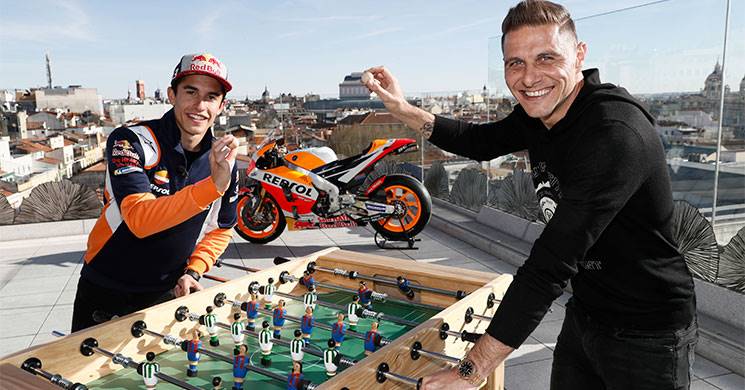 Marc Máquez y Joaquín Sánchez