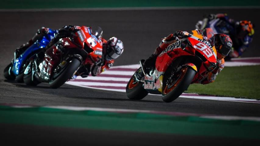 Mattia Pasini Moto 2 Qatar 2020 Marc Márquez