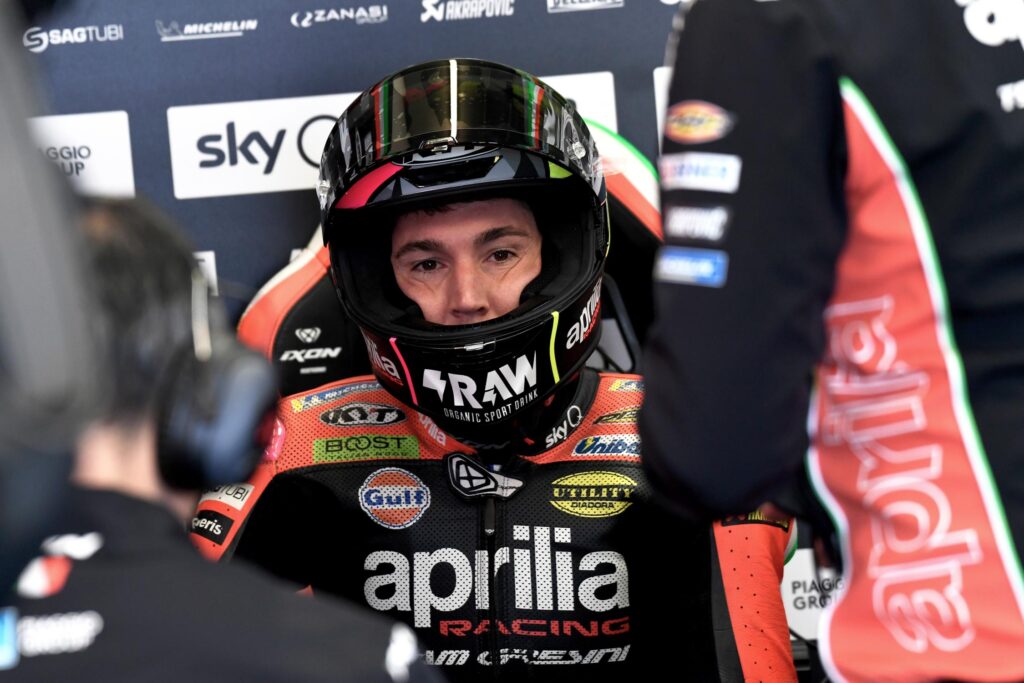 Aleix Espargaró sobre Aprilia