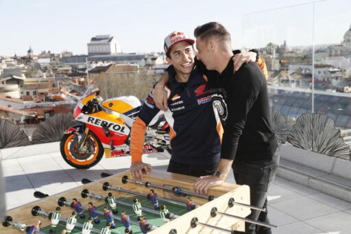 Marc Márquez Joaquín Sánchez Repsol Honda MotoGP Real Betis