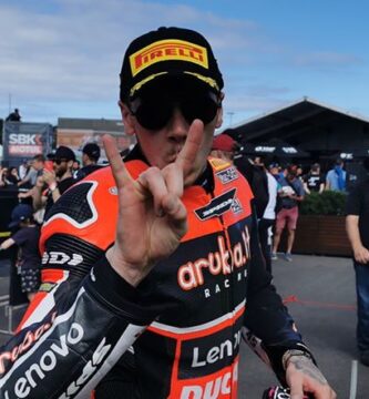 Scott Redding tras la carrera 1 del Round de Australia de WorldSBK