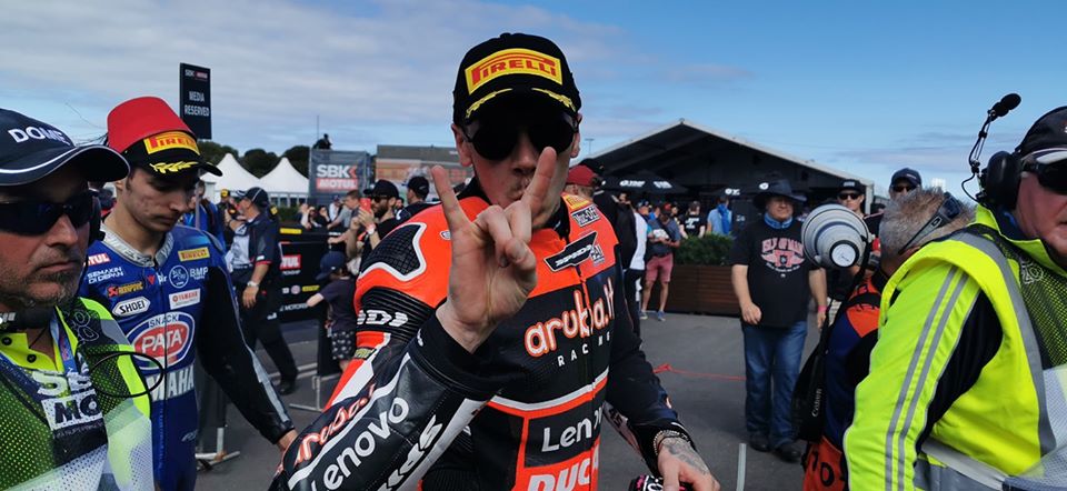 Scott Redding tras la carrera 1 del Round de Australia de WorldSBK