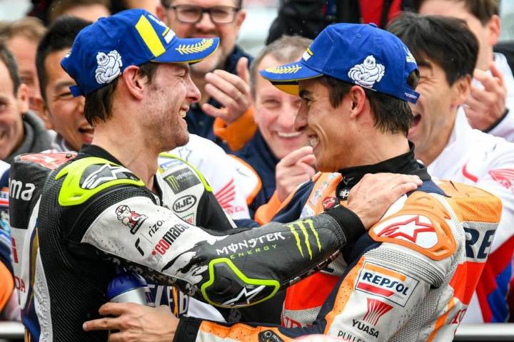 Cal Crutchlow Marc Márquez Honda HRC LCR MotoGP