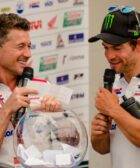 Cal Crutchlow y Lucio Cecchinello