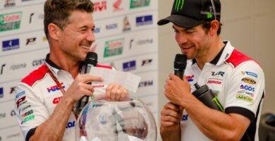 Cal Crutchlow y Lucio Cecchinello