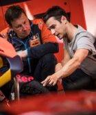 Dani Pedrosa en el box de KTM