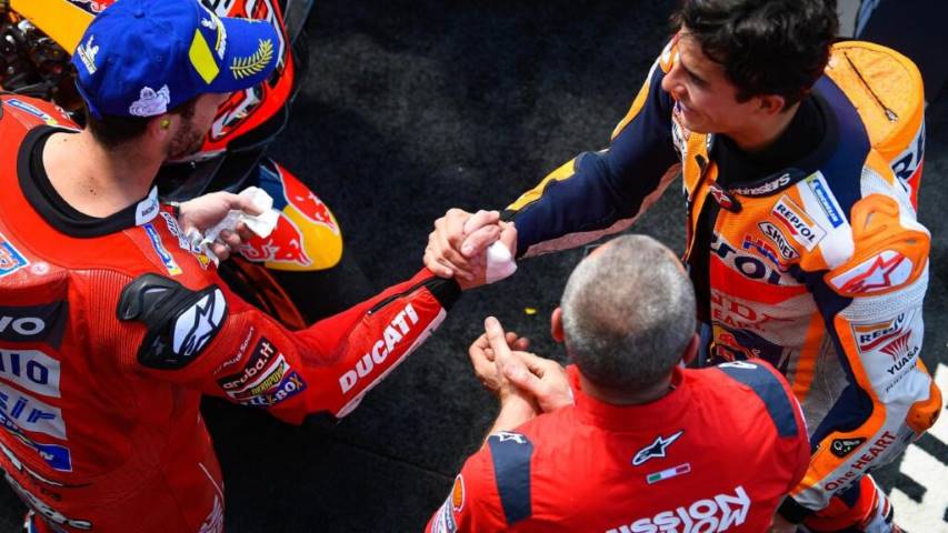 Domenicali Andrea Dovizioso Marc Márquez Ducati MotoGP 2020 Petrucci
