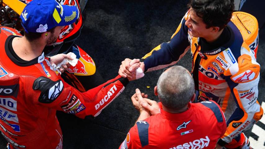 Domenicali Andrea Dovizioso Marc Márquez Ducati MotoGP 2020 Petrucci