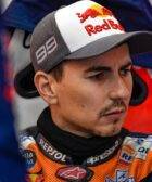 Jorge Lorenzo en el box de Honda