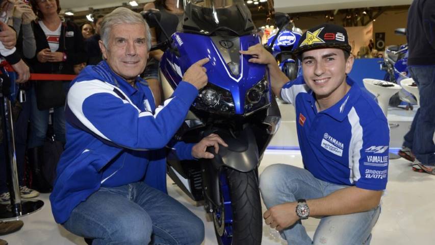 Jorge Lorenzo y Giacomo Agostini