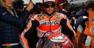 Marc Márquez en la parrilla de salida de MotoGP sobre su Honda número 93