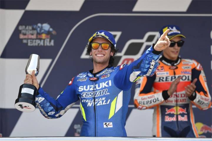 Álex Rins Suzuki MotoGP 2020 Joan Mir Marc Márquez Valentino Rossi coronavirus