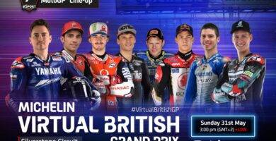 MotoGP virtual carrera MotoGP PS4 Jorge Lorenzo Moto2 Moto3 Silverstone