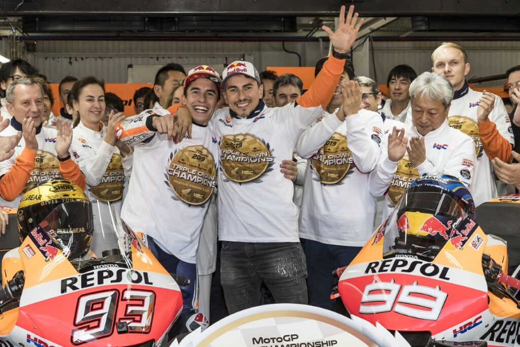 Márquez Lorenzo campeones