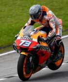 Alex Márquez pilotando la Honda MotoGP