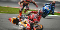 Caída Marc Márquez en el GP de Malasia de MotoGP