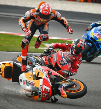 Caída Marc Márquez en el GP de Malasia de MotoGP