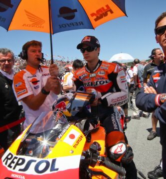 Chicho Lorenzo Pedrosa MotoGP salidas