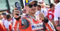 Jorge Lorenzo después de conseguir un podio con Ducati en MotoGP