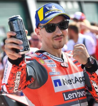 Jorge Lorenzo después de conseguir un podio con Ducati en MotoGP
