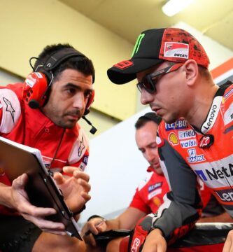 Jorge Lorenzo durante su período en Ducati en MotoGP