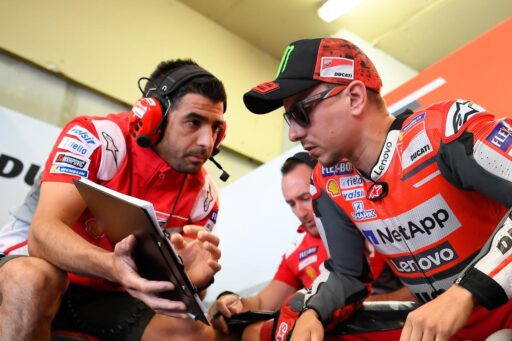 Jorge Lorenzo durante su período en Ducati en MotoGP