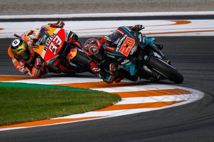 Quartararo:"pelear más con Marc Márquez”