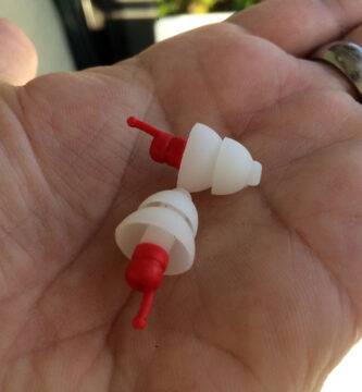 Tapones para oído para uso en moto