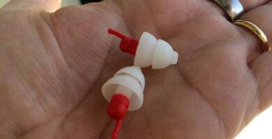 Tapones para oído para uso en moto