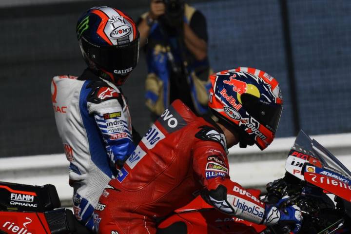 Dovizioso: "No quiero copiar los ajustes de Bagnaia ni Miller"