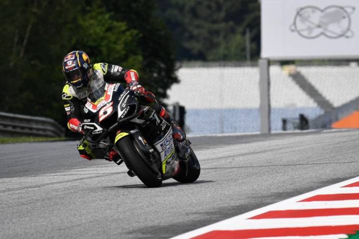 Johann Zarco rodando en el Red Bull Ring