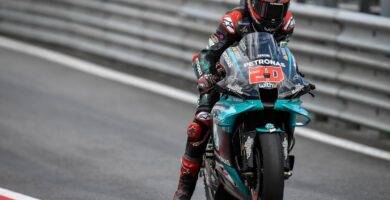 Fabio Quartararo en el pit lane del Red Bull Ring