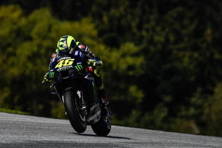 Rossi durante el GP de Austria