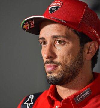 Andrea Dovizioso en la rueda de prensa del GP de Estiria