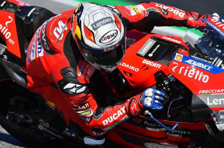 Dovizioso durante el GP de Estiria