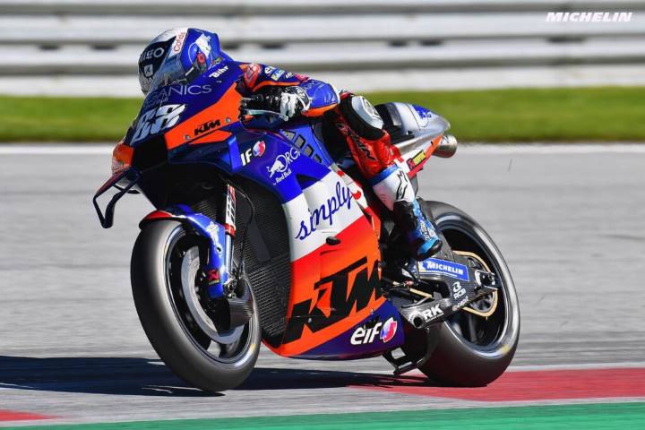 Miguel Oliveira durante el GP de Estiria