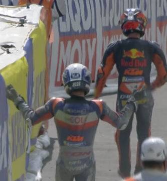 Espargaró y Oliveira