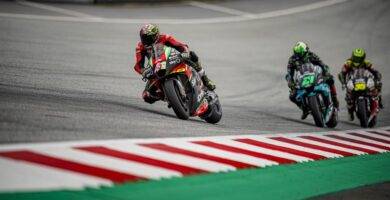 Aleix Espargaró durante la carrera de MotoGP del Gran Premio de Estiria