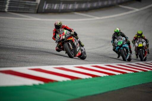 Aleix Espargaró durante la carrera de MotoGP del Gran Premio de Estiria