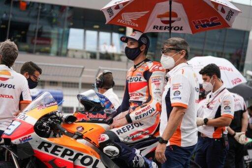 Álex Márquez en la parrilla de salida del Gran Premio de Estiria de MotoGP