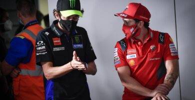 rossi dovizioso problemas motogp